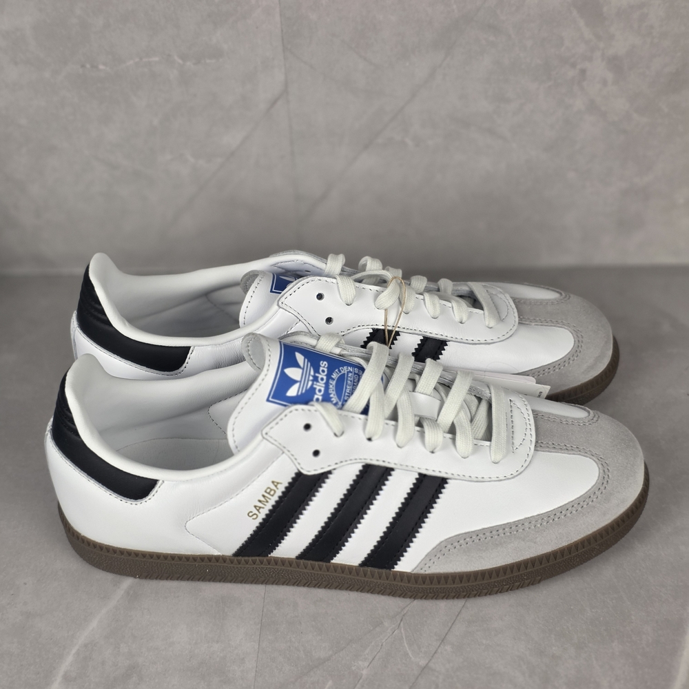Adidas Samba OG Unisex White and Black Sneakers
